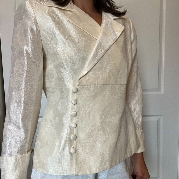 Unique Silk Kimono Top - Picture 1 of 8